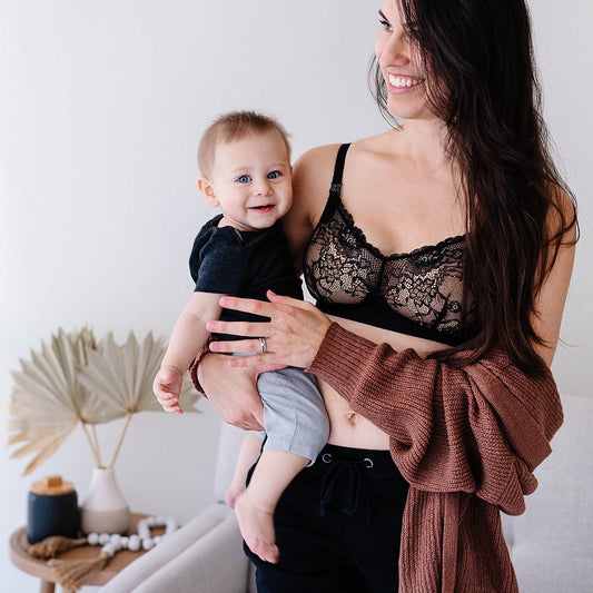 ooh la la nursing bralette black-nude oh la lari