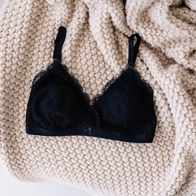 gorgeous lace nursing bralette racerback oh la lari 2.0