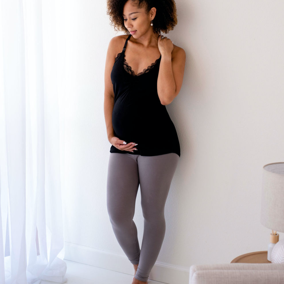 ultimate grey maternity legging oh la lari